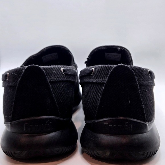Propet MCX044C Men's Black Canvas Slip On Loafer Shoes Size 11 XX 5E - Picture 11 of 13